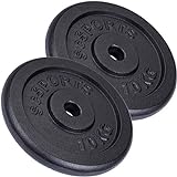 ScSPORTS® Hantelscheiben - Set 15/20/30/40/60kg,...